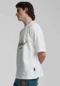 Футболка с принтом TYPO PROHIBITED, белый