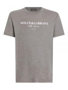 Dolce & Gabbana футболка с круглым вырезом, серый