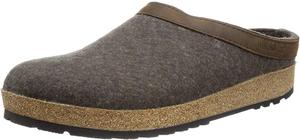 Унисекс сабо Haflinger GZL с кожаными вставками Grizzly, коричневый