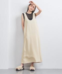 Платье без рукавов с U-образным вырезом United Arrows, цвет Natural