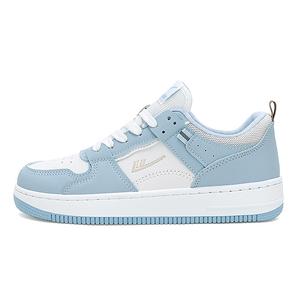 Кроссовки WARRIOR Skateboarding Shoes Unisex Low-top White/Light Blue, белый/голубой