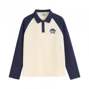 Футболка поло с воротником для школьников Jeep, светло-оранжевый