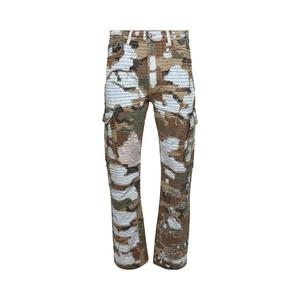 Джинсы Amiri Camo Boro Repair Straight Jean, синий