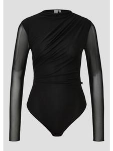 Боди-футболка в цвете 9999_черный QS