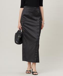 Эластичная атласная юбка, пригодная для стирки.