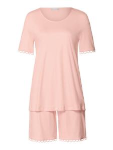 Короткий пижамный комплект Hanro Anouk, светло-розовый