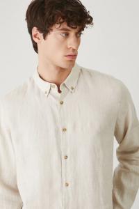 Льняная рубашка Medicine, бежевый