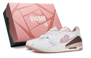 Jordan Баскетбольные кроссовки Legacy 312 Vintage, женские, низкие, розовые/коричневые