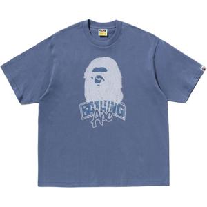 Футболка с принтом A BATHING APE, синий