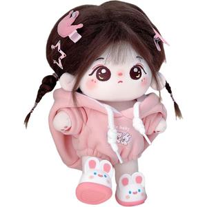 Хлопковая кукла 'Mengmei' плюшевая кукла высотой 20см MENGWAGONGDIAN