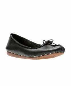 Черные балетки Clarks 213F Freckle Ice