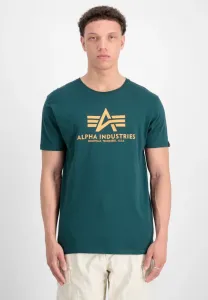 Футболка с принтом Alpha Industries, Force Green