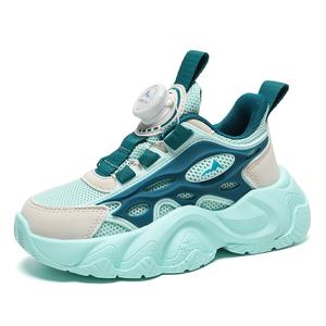 Дышащие, амортизирующие, низкие детские кроссовки для бега TONYBEAR, зеленый