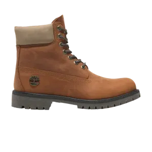 Мужские ботинки Timberland Premium из нубука средней высоты, коричневый