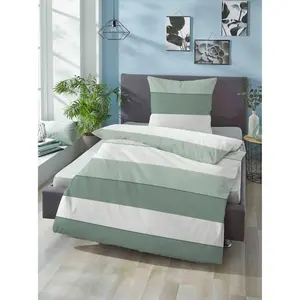 Постельное белье Biberna, (1 шт.), цвет salbei