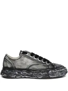 Кроссовки Peterson 23 из выцветшей кожи Maison Mihara Yasuhiro, черный