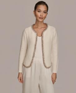 Женская куртка на крючках и петлях Donna Karan Weekend, Cream