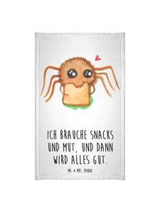 Mr. & Mrs. Panda Полотенце в виде паука, бутерброд с надписью "Агата" белого цвета