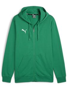 Толстовка с капюшоном TeamGoal CasuaLongsleeve Hooded Jacket зеленого цвета Puma