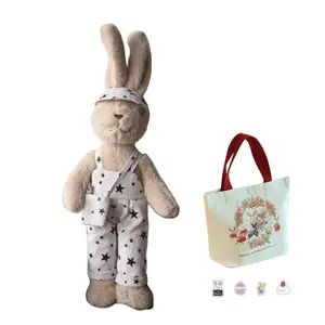 Dolls and bears dance Персиковый белый кролик милые креативные кроличьи куклы плюшевая кукла высота 32см/35см