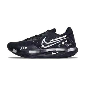 Nike Топы Precision 6 низкие баскетбольные кроссовки мужские Black White