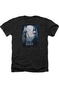 Футболка / футболка для взрослых с изображением трупа невесты Heather Gildan, черный