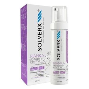 SOLVERX Пенка для интимной гигиены Sensitive Skin для девочек 3+ 200мл