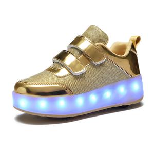 Износостойкая, легкая, амортизирующая, дышащая, нескользящая, детская обувь для подростков Wooden Rabbit, золотой