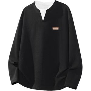 Футболка с длинным рукавом Unisex WARRIOR, черный[free diy badge]