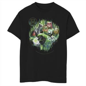 Футболка Green Lantern Corps с изумрудным рисунком для мальчиков 8–20 лет Marvel