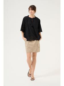 CULTURE Блузка "Reya" черного цвета