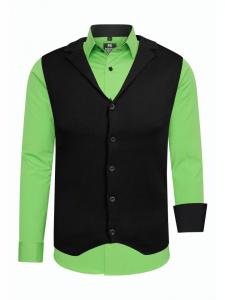 Rusty Neal Комплект из рубашки и жилета (2 шт.) зеленого цвета