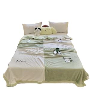 Пледы, пледы для дивана и флисовые одеяла Sanrio, зеленый