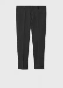 Хлопковые эластичные брюки у щиколотки