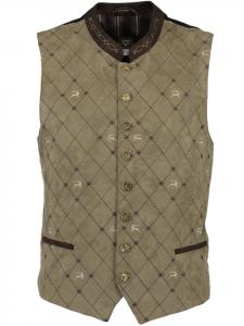 OS-Trachten Традиционный жилет Илури средне-коричневого цвета