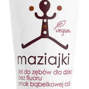 Детский гель для чистки зубов без фтора, со вкусом колы, 50 мл Ziaja Maziajki