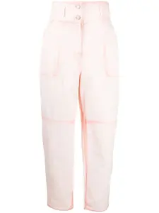 Брюки с карманами Alberta Ferretti, розовый