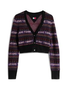 Вязаный кардиган Tommy Jeans, черный
