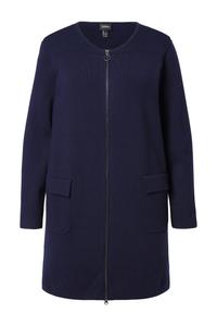 Вязаный кардиган Ulla Popken, темно-синий