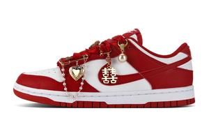 Кроссовки для скейтбординга Dunk Abrasion Resistant Low Top Unisex Nike, красный