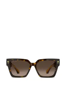 Солнцезащитные очки в квадратной оправе Etro, коричневый
