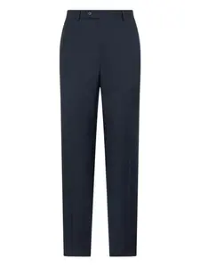 Шерстяные брюки на пуговицах Brooks Brothers, синий