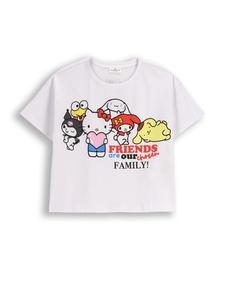 Белая футболка с короткими рукавами Coccodrillo