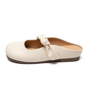 Женские сандалии с закрытым носком, противоскользящие ZHR, Beige