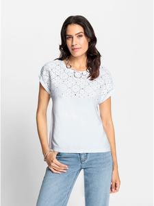 Белая рубашка с круглым вырезом WITT WEIDEN