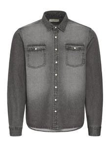 Рубашка на пуговицах классического кроя BLEND BHDARGO, Grey Denim