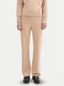 Трикотажные брюки прямого кроя Tom Tailor Denim, бежевый