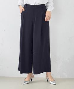 Широкие брюки из полиэстеровой саржи Comme Ca Ism, цвет Navy