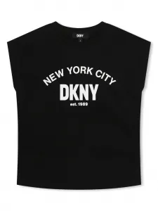 Футболка с логотипом Dkny Kids, черный