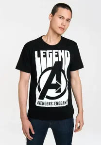 Футболка Logoshirt "Marvel - Avengers Endgame Legend" с принтом "Мстители: Финал", черный